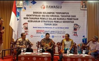 Hadiri DKT , Rahmad : Isu-isu krusial harus di identifikasi sebagai langkah Pengembangan Manajemen Resiko Pengawasan Pelaksanaan Pemilu