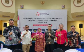 Perkuat Sinergitas Penyelenggara Pemilu, Divisi Penanganan Pelanggaran Hadiri Rapat Koordinasi Tingkat Nasional