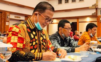 Rahmad Mohi Hadiri Evaluasi Pusdik Pengawasan Partisipatif Tahun 2021