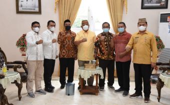 Silaturahmi Bawaslu Provinsi Gorontalo Dengan Gubernur Gorontalo