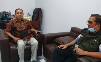 Koodinasi PDPB Awal Tahun 2022, Kordiv PHL Rahmad Sambangi KPU Provinsi Gorontalo