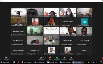 Bawaslu Provinsi Gorontalo Ikuti Rapat Pelaksanaan Belanja Barang Dan Jasa Khusus Sewa Gedung Kantor