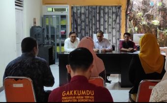 Monitoring ke Bawaslu Kab Gorontalo. Rahmad: "Soliditas Jajaran Bawaslu harus tetap kuat".