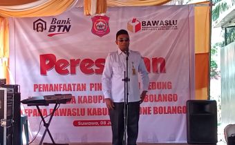 Wujudkan Demokrasi yang Lebih Baik: J. Umar Ajak â€œMotoloawotaâ€ Saat Hadiri Peresmian Kantor Bawaslu Kab. Bone Bolango,