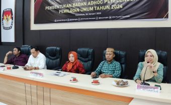 Lismawy Hadiri Rapat Evaluasi Pembentukan Badan Adhoc