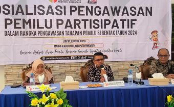 Moh Fadjri Arsyad Meminta Masyarakat Ikut Berperan Mengawasi Pemilu