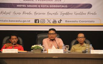 Bawaslu Provinsi Gorontalo Gelar Rakernis Persiapan Pengawasan Pungut Hitung Pemilu 2024