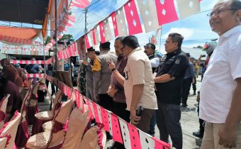 Idris Usuli bersama PJ Gubernur dan Forkopimda Tinjau Langsung Pemungutan dan Penghitungan Suara di Kota Gorontalo