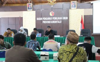 Antisipasi Potensi PSU, Bawaslu Provinsi Gorontalo Gelar Rapat Koordinasi
