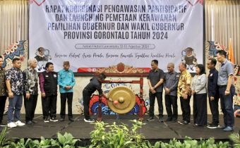 Bawaslu Provinsi Gorontalo Launching Pemetaan Kerawanan Pemilihan Tahun 2024