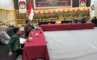 Pemeriksaan Kesehatan Bapaslon Gubernur dan Wakil Gorontalo, Bawaslu Provinsi Gorontalo ikuti Rapat Persiapan