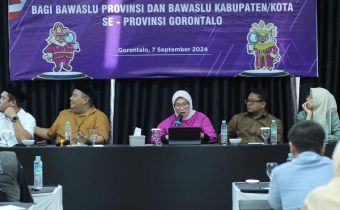 Ratna Dewi Pettalolo Ingatkan Pentingnya Etik Penyelenggara Pemilu pada Jajaran Bawaslu se-Provinsi Gorontalo