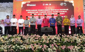 Bawaslu Provinsi Gorontalo Gelar Deklarasi Pilkada Serentak 2024 Damai dan Bermartabat