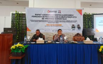 Bawaslu Provinsi Gorontalo Gelar Rapat Koordinasi Sentra Gakkumdu untuk Pemilihan Serentak 2024*