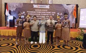 Bawaslu Provinsi Gorontalo hadiri Sosialisasi Pemilihan Bank dan Pembentukan Satuan Kerja Baru