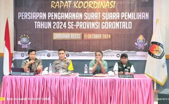 Pastikan Keamanan Pendistribusian Logistik, Fadjri Arsyad hadiri Rapat Persiapan Pengamanan