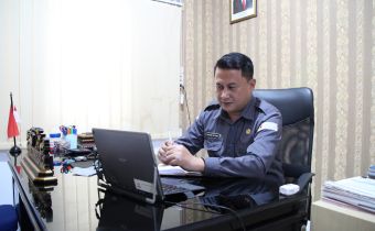 Nikson Bersama Pejabat Struktural Ikuti Sosialisasi Permenpan RB Nomor 3 Tahun 2021