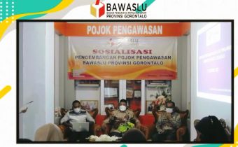 Bawaslu Provinsi Gorontalo Laksanakan Sosialisasi Pengembangan Pojok Pengawasan