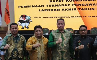 Bawaslu Provinsi Gorontalo Hadiri Rapat Koordinasi Pembinaan Pengawasan