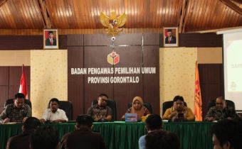 Bawaslu Provinsi Gorontalo Gelar Rakor Singkronisasi Hasil Pengawasan Rekapitulasi Perolehan Suara