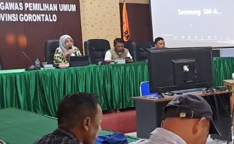Kumpulkan Bawaslu Kabupaten/Kota, Bawaslu Provinsi Gorontalo Mantapkan Keterangan PHPU