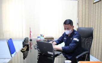 Kasek dan Kabag Administrasi Bawaslu Provinsi Gorontalo Ikuti Pembukaan Jadwal Pemeriksaan Fisik Kas di Wilayah Kerja Inspektorat Wilayah III