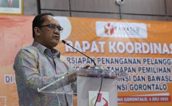 La Bayoni Hadiri Rakor Penanganan Pelanggaran Di Gorontalo