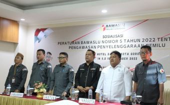 Bawaslu Provinsi Gorontalo Gelar Sosialisasi Perbawaslu No 5 Tahun 2022