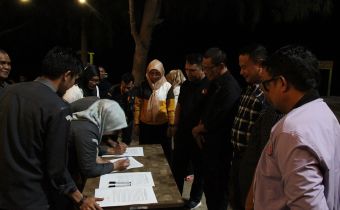 PPNPNS Bawaslu Provinsi Gorontalo Tandatangani Kontrak Kerja