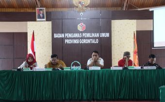 Bawaslu Provinsi Gorontalo Gelar Rakor Vermin Perbaikan Pencalonan Perseorangan Peserta Pemilu DPD