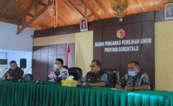 Bawaslu Provinsi Gorontalo Gelar Rapat Persiapan Penyusunan Buku Kinerja