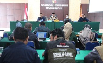 Bawaslu Provinsi Gorontalo Susun Matriks Diseminasi Rancangan Perbawaslu Pengawasan Pemilu 2024
