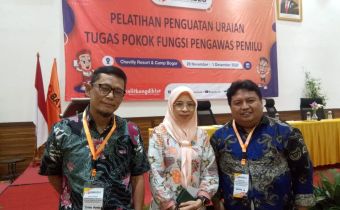 Tiga Pimpinan Bawaslu Provinsi Gorontalo Ikuti Pelatihan