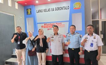 Lismawy Ibrahim Lakukan Pengawasan Pengecekan Biometrik dan Pencetakan KTP-el Masyarakat Penghuni Lembaga Pemasyarakatan Gorontalo