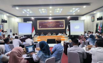 Bawaslu Provinsi Gorontalo Sampaikan Saran Perbaikan dan Tanggapan pada Rapat Koordinasi pra-Penetapan DPT
