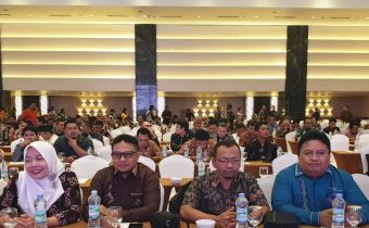 Idris Usuli dan Amin Abdullah Hadiri Rakornas Pencegahan Pelanggaran dan Sengketa Pemilu Tahun 2024 di Kota Jambi