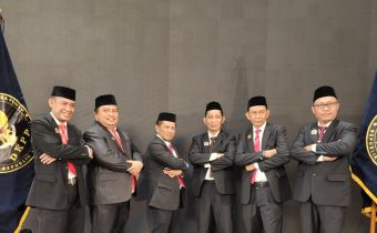 Wakili Bawaslu Provinsi Gorontalo, Amin dan Fadjri Dilantik Menjadi TPD Periode 2023-2024 Oleh DKPP