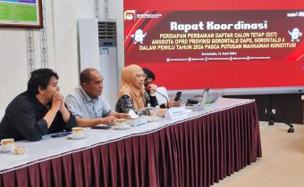 Rapat Persiapan PSU di Dapil 6 gorontalo. Ini kata bawaslu...