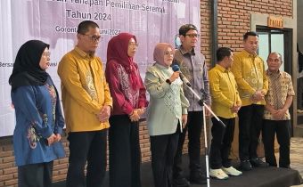 Lolly Suhenty Melaunching Posko Kawal Hak Pilih Pilkada 2024