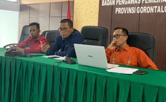 Bawaslu Provinsi Gorontalo Ikuti Tahapan Penilaian Monev Keterbukaan Informasi Publik
