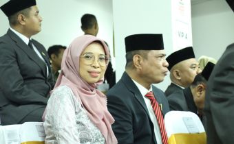 Anggota Bawaslu Gorontalo Lismawy Ibrahim Hadiri Rapat Paripurna Pengucapan Sumpah/Janji Anggota DPRD Provinsi Gorontalo