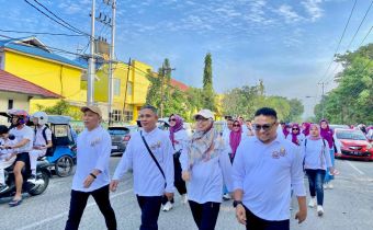 Bawaslu Provinsi Gorontalo Hadiri Kegiatan Jalan Sehat "Merdeka Memilih" untuk Tingkatkan Partisipasi Pemilih