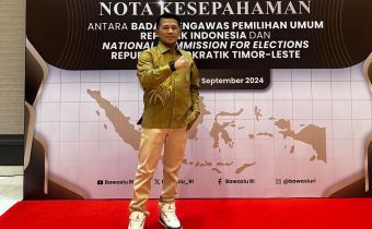 Fadjri Arsyad Hadiri Penyusunan Standar Kerjasama Bawaslu dengan National Commision for Election Republik Demokratik Timor-Leste