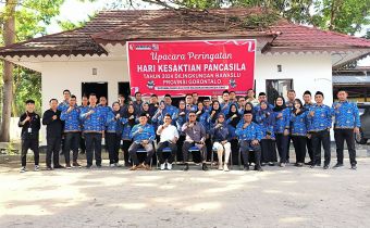 Bawaslu Provinsi Gorontalo Gelar Upacara Hari Kesaktian Pancasila, Idris Usuli Tekankan Pentingnya Nilai Pancasila dalam Demokrasi