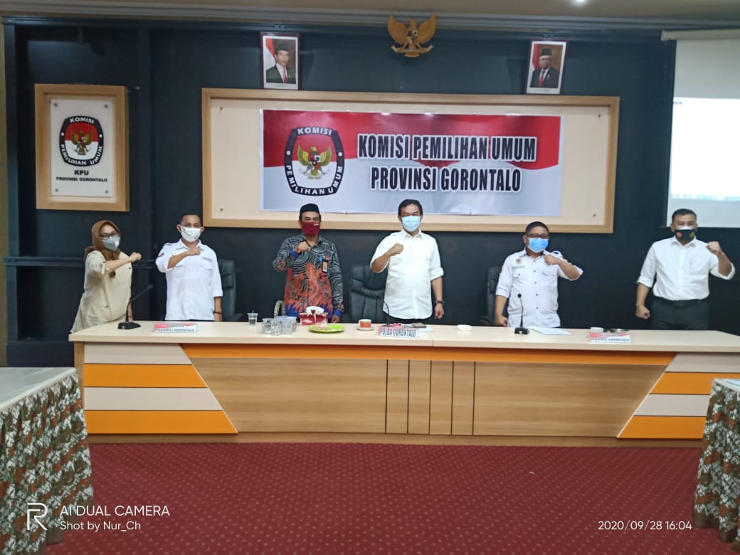 Membahas Ketentuan Kampanye Pilkada 2020, Tiga Institusi Menggelar Pertemuan Bersama.