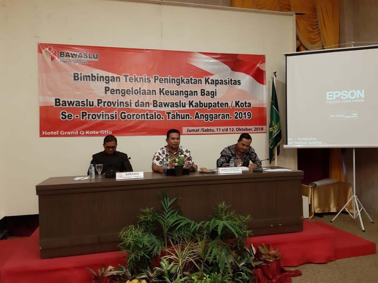 Ahmad Abdullah Dorong Sekretariat Bawaslu Kab/Kota Kerja Profesional, akuntabel, efisien.