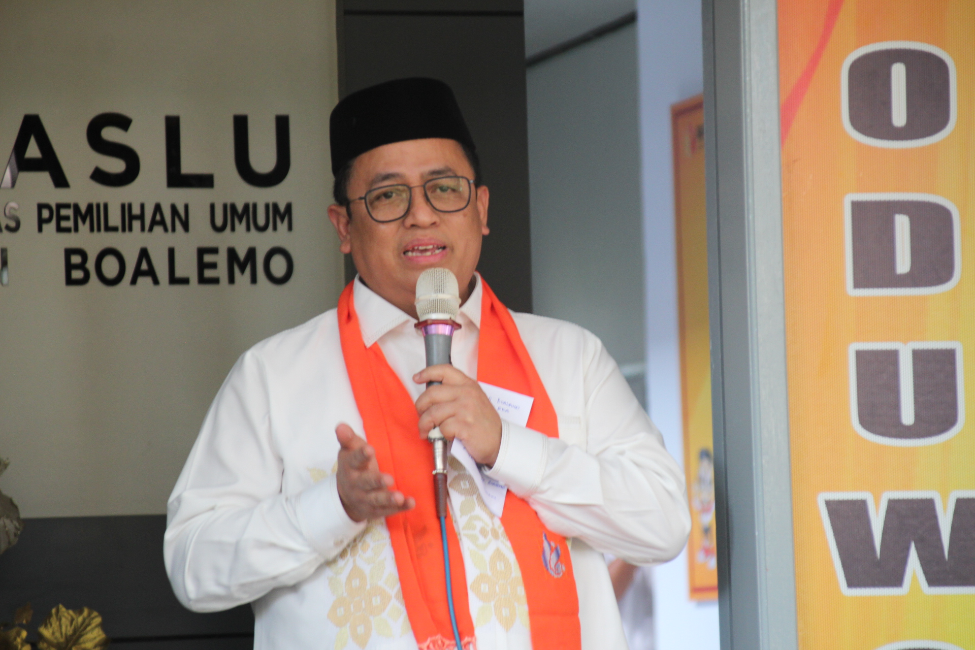 Resmikan Kantor Bawaslu Boalemo, Puadi Harap Pelaksanaan Tugas Berjalan Sesuai Prinsip Penyelenggara