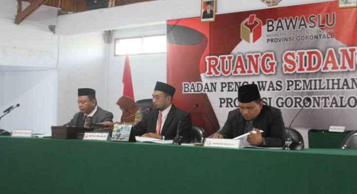 Sidang Bawaslu, Terkait Masalah Caleg di Gorut