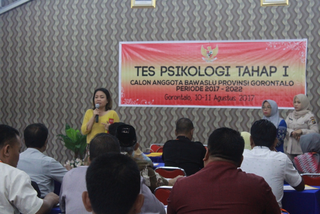 Tim Seleksi "Gelar" Tes Psikologi, Calon Anggota Bawaslu Provinsi Gorontalo Kembali Berkurang