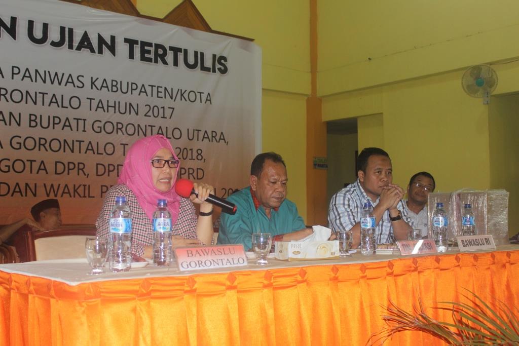 Tim Seleksi Calon Anggota Panwas Kabupaten Kota Telah Melaksanakan Tes Tertulis Terhadap Calon Pendaftar